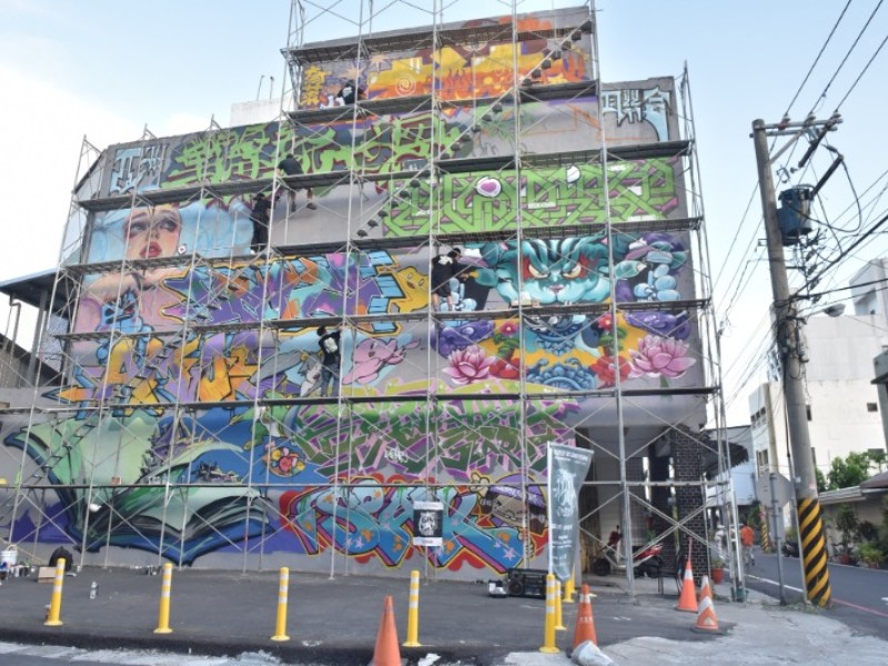 街頭藝術盛會!Meeting of Styles Taiwan登場 百位塗鴉大師齊聚花蓮創作