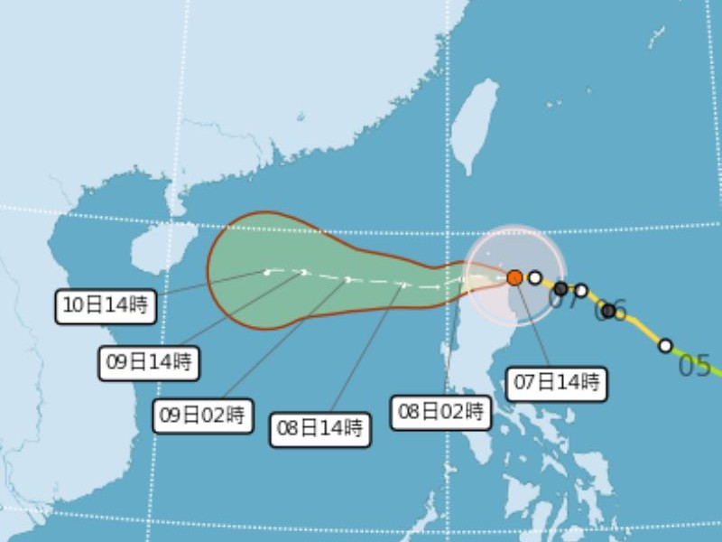 今年第5個強颱! 銀杏超乎預期增強 正侵襲菲律賓呂宋島