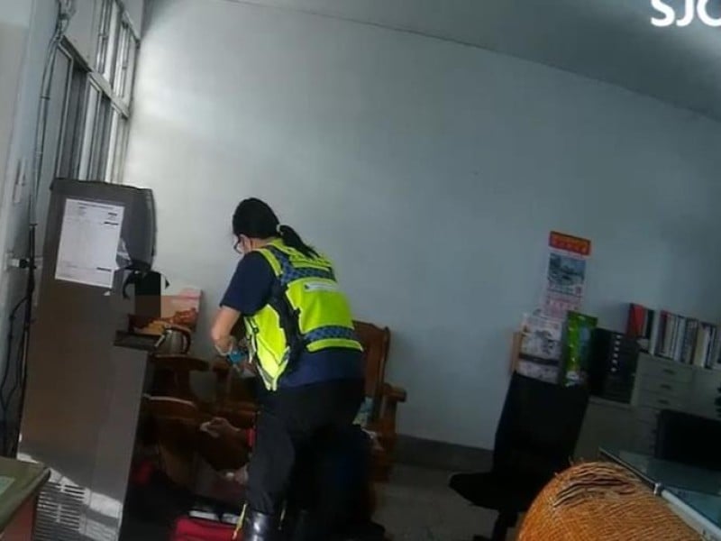 鐵道迷拍照不慎摔傷 波麗士暖心協助