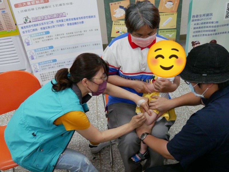 花蓮縣免費腸病毒疫苗計劃 助弱勢嬰幼兒提升健康防護力