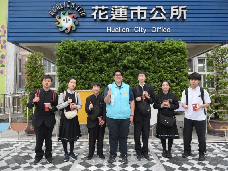 日本八戶市師生訪花蓮 探討0403強震後復原與防災教育