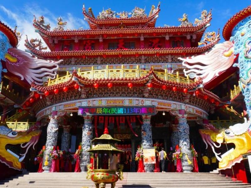 花蓮港天宮開放114年斗燈祈福儀式 點亮斗燈祈求平安與福壽
