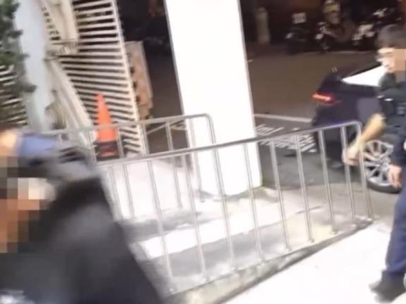 酒後在路邊看不順眼就開打