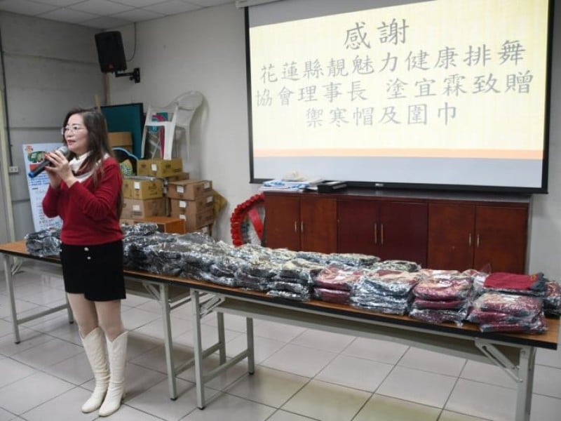 吉安鄉清潔隊受贈禦寒衣物