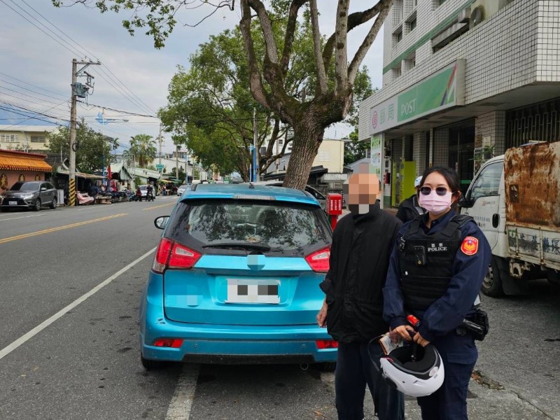 老翁鎮內辦事忘記車放哪 暖心鳳警「搜街」 找到