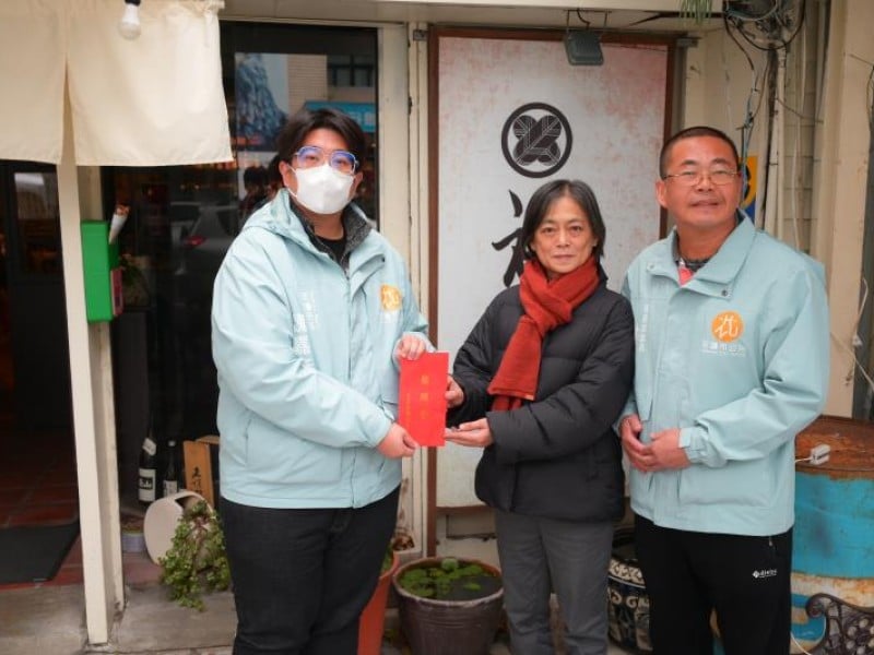美崙昨晚傳火警 魏嘉彥關懷受災戶