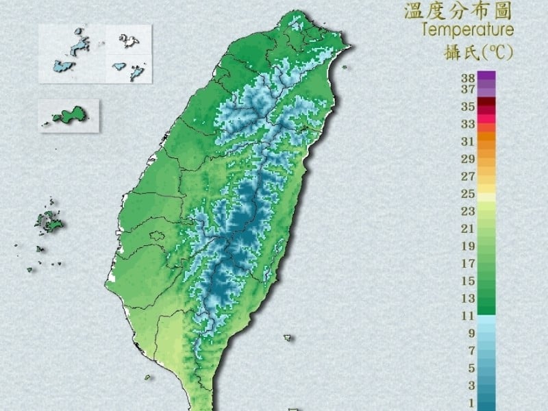低溫特報! 大陸冷氣團南下 明後天天氣偏冷