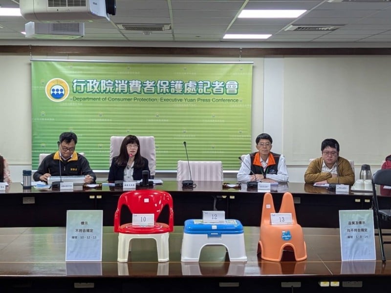 標準局與消保處共同公布市售「兒童椅及凳」商品檢測結果