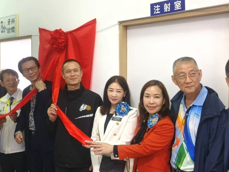健保媒合扶輪社 花蓮偏鄉8校、2衛生室新添牙科診療椅