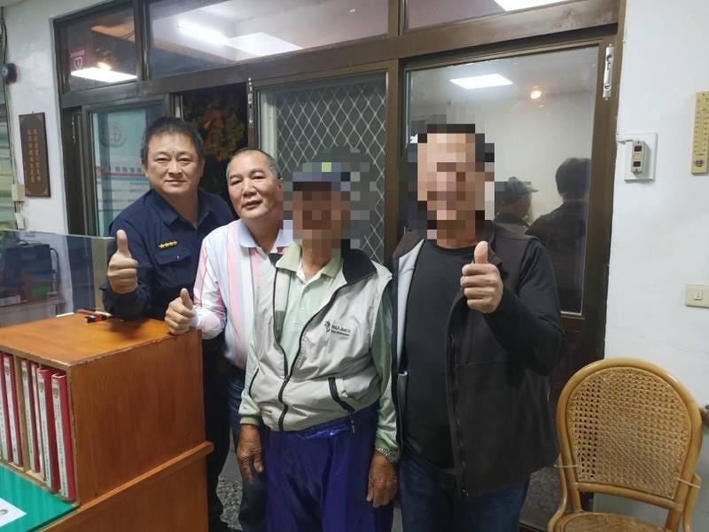 老翁迷途 警方調閱電眼及時尋獲