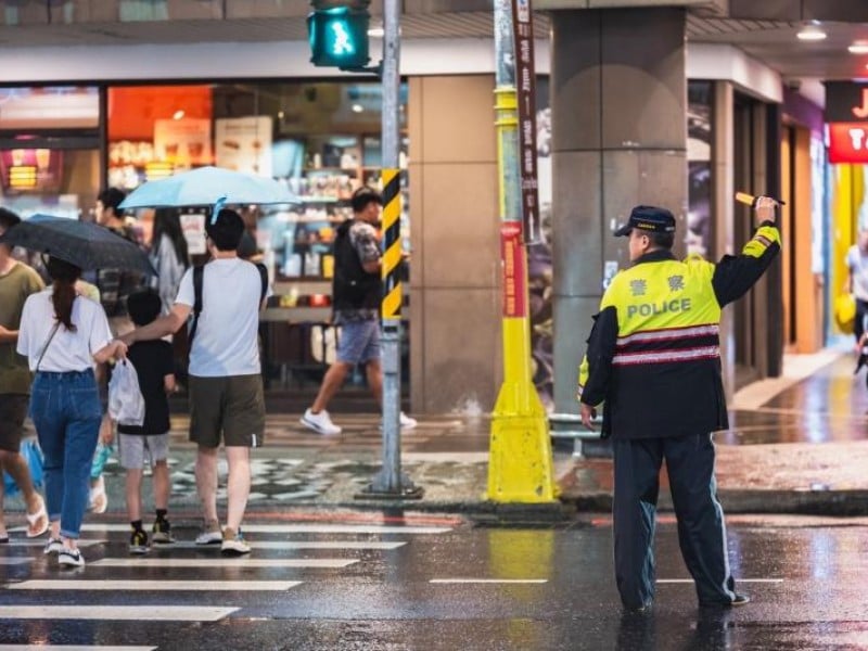 花蓮分局全力執行清明連假市區交通疏導