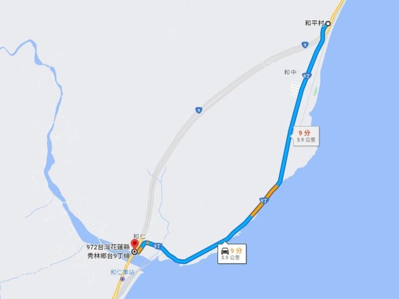 台9線蘇花改中仁隧道(南下隧道)4月14日至4月29日全時段(24小時)道路封閉管制