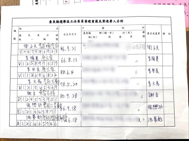 罷團收到怪異的「千歲連署書」郵件,志工私下表示歡迎媽祖共襄盛舉