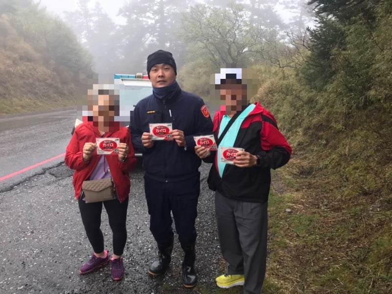 帶父母遊合歡車輛故障 合歡警樂心協助排除困難