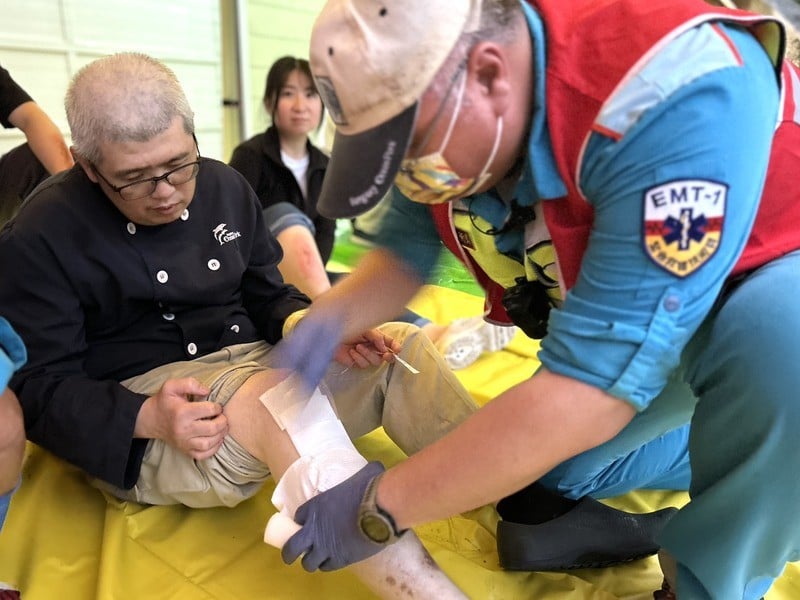 花蓮海洋公園舉辦聯合救災模擬演練