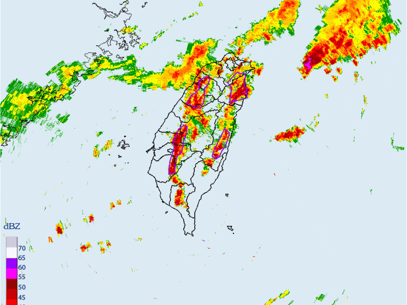 強對流襲花蓮！氣象署示警大雷雨至14時 外出慎防淹水落石
