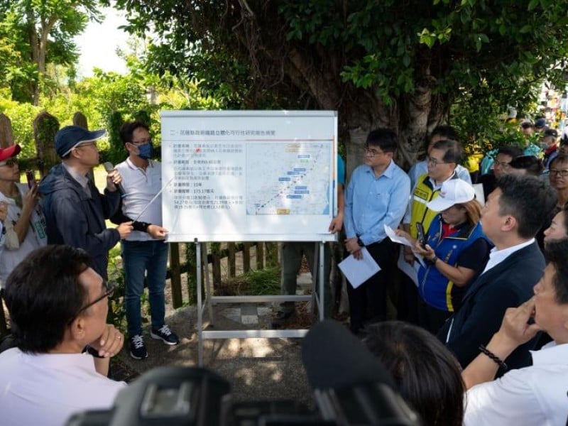 立法院交通委員會考察花蓮地區交通建設 交長陳世凱指示積極推動各項重要交通建設