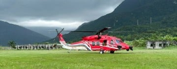 民眾休督溪溪谷跌傷 陸、空聯合救援