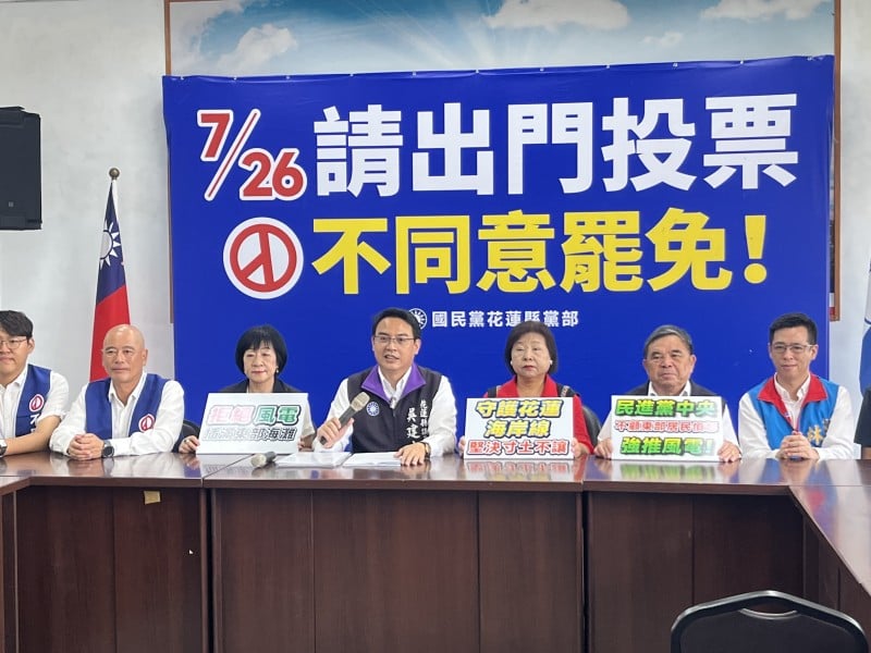 花蓮藍營怒批中央強推風電 籲「拒當政治實驗場」守護海岸線生態