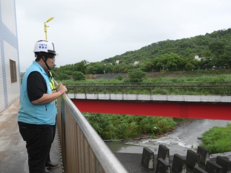 薇帕颱風將來襲 花蓮市抽水站全面戒備