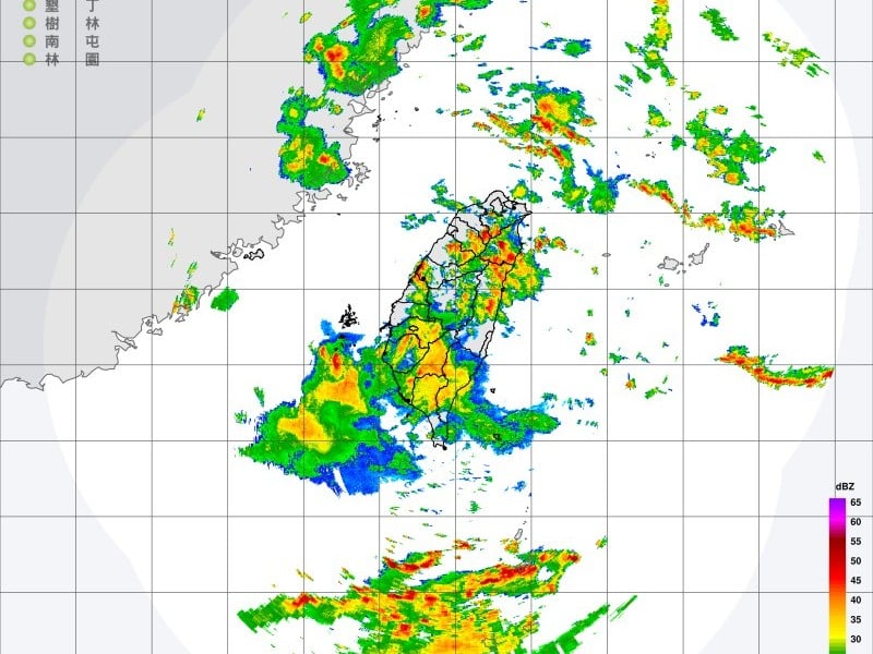 花蓮山區嚴防大雨