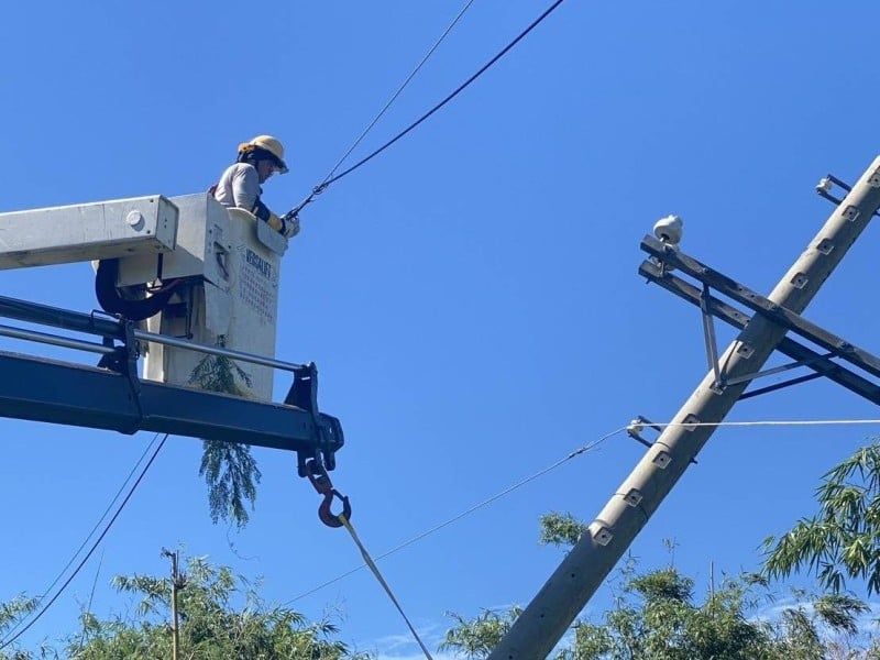 楊柳颱風過境 台電全力搶修