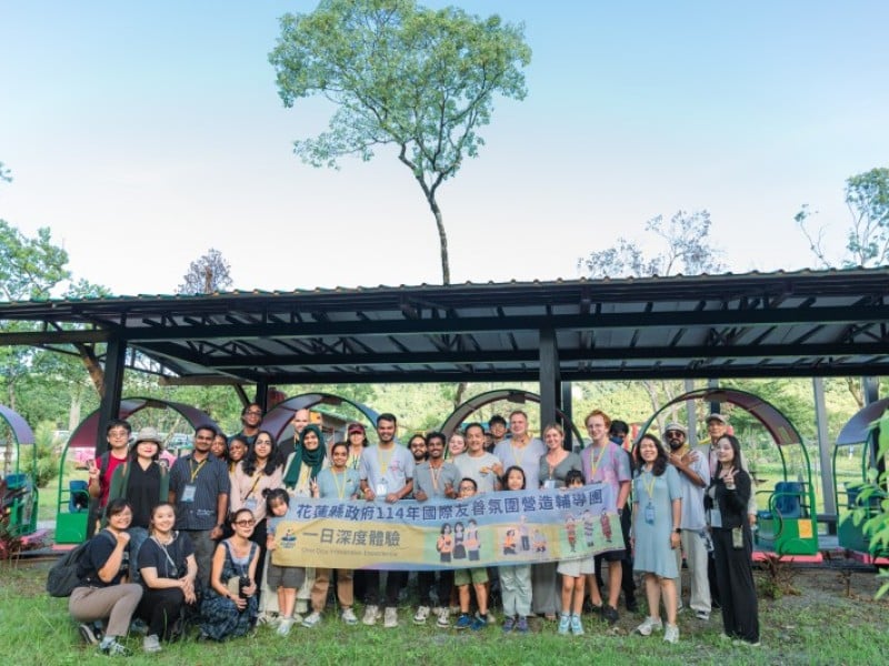 花蓮縣政府邀請13國23位國際友人走進農村