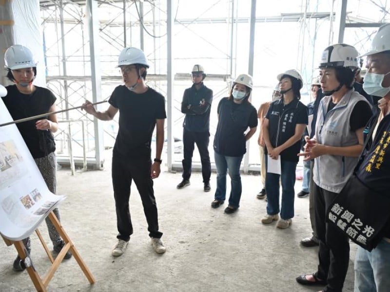饒縣長視察3大工程 縮短公私部門差距 留住專業人才 宣布為縣府「約用技術員」加薪