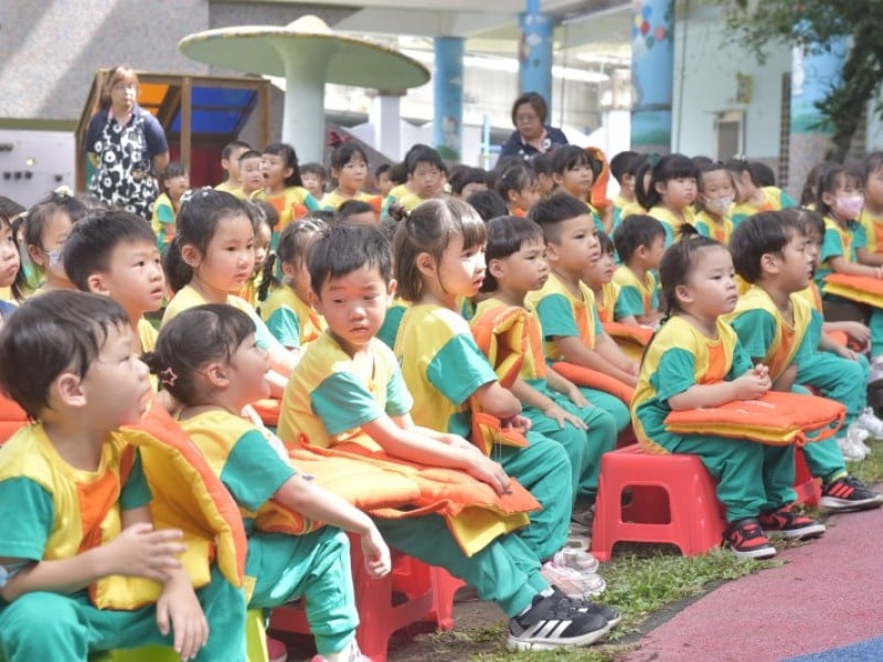 「國家防災日」花蓮市幼演練疏散避難