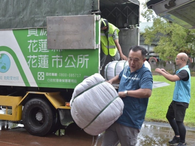 花蓮市公所南下馳援光復鄉