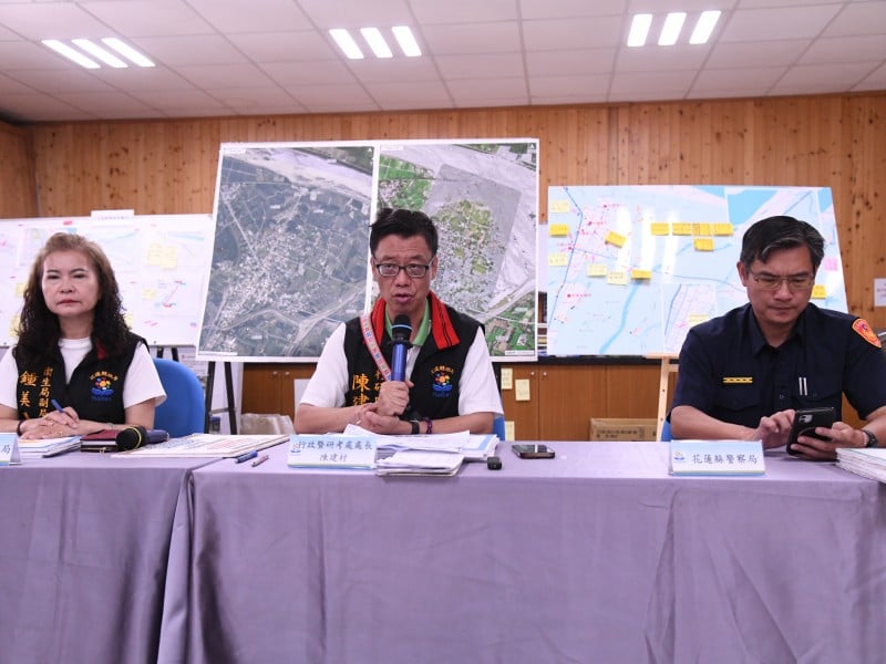 馬太鞍堰塞湖災後重建進度說明會 牙科醫療站今起開設