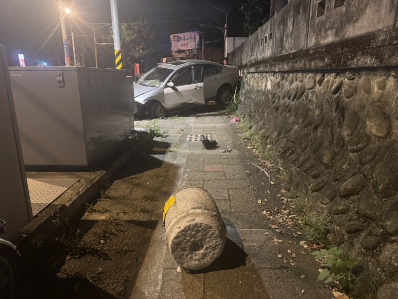 清晨自撞意圖躲藏逃逸 花警緝獲肇事者依法送辦