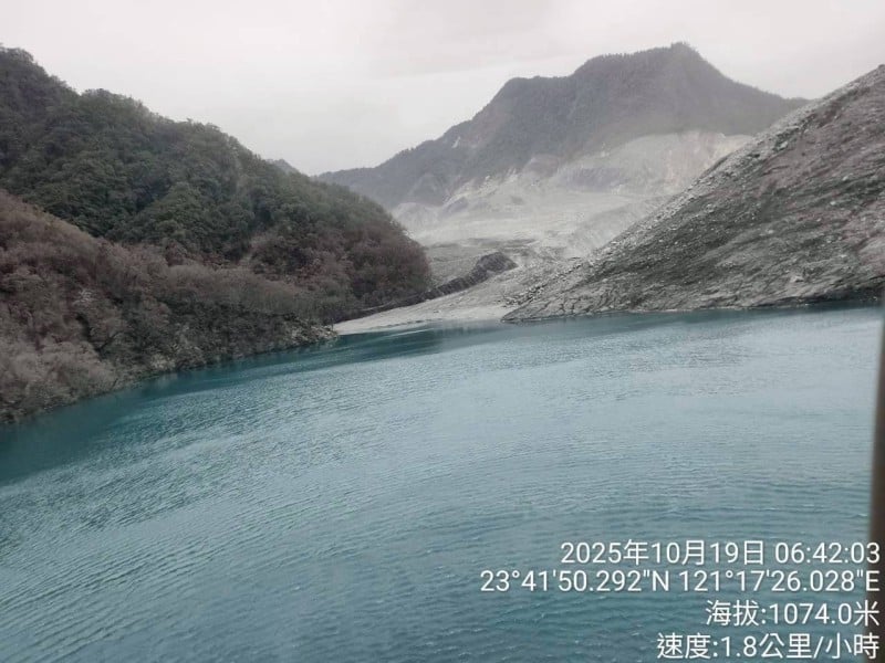 馬太鞍堰塞湖監測增添利器 日本投入式水位計投放啟用