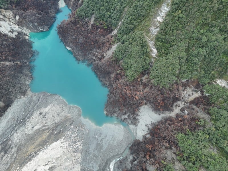 馬太鞍溪堰塞湖無明顯變化