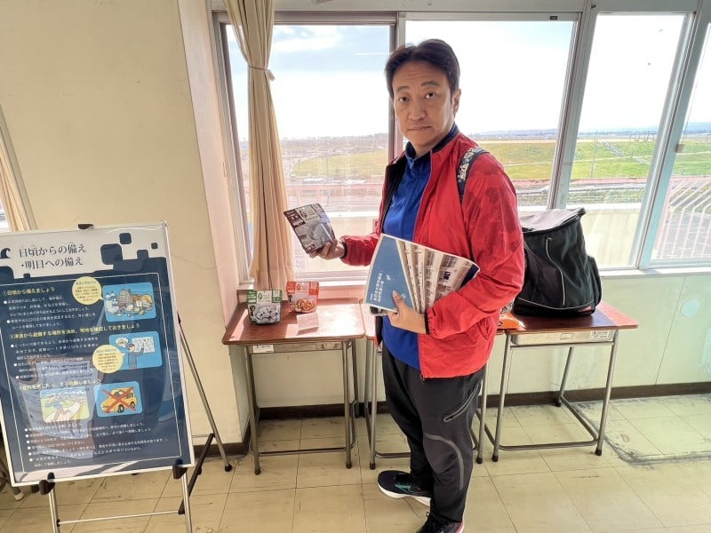 魏嘉賢參訪日本荒浜小學 以災難教育思考花蓮韌性未來