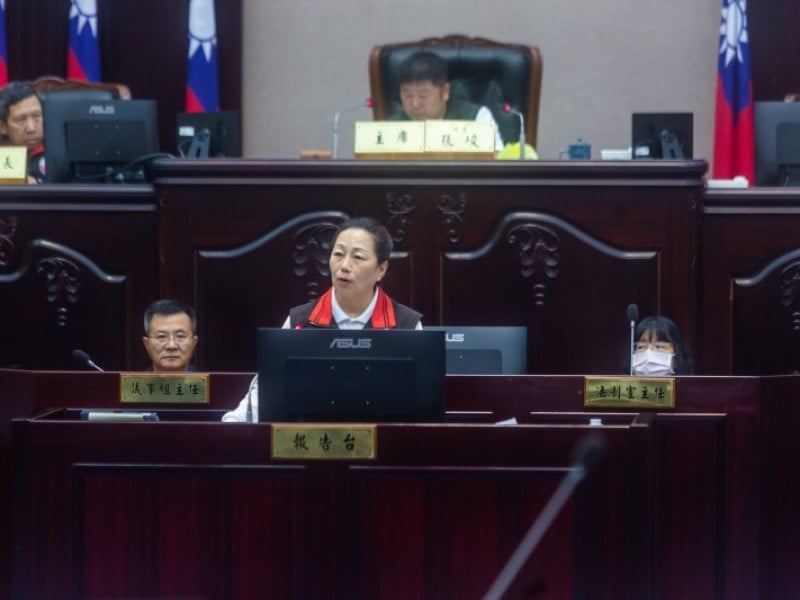 徐榛蔚赴議會施政報告 全力推動災後重建