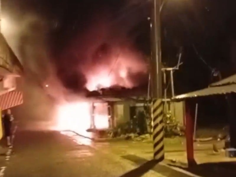 南三棧平房發生火警