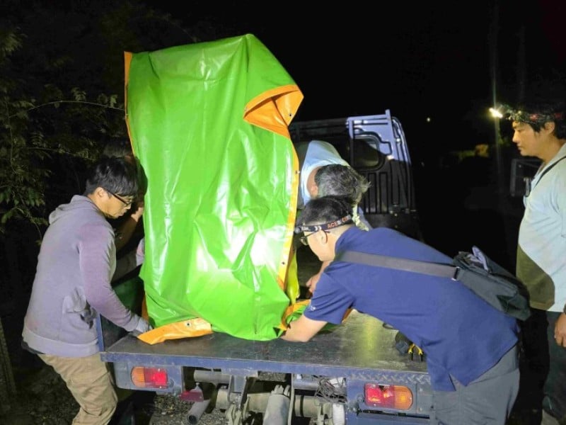 花蓮卓溪立山首度通報黑熊入侵