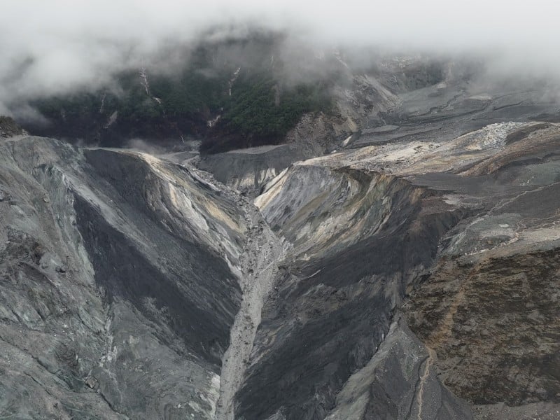 馬太鞍溪堰塞湖水位下降9.3公尺