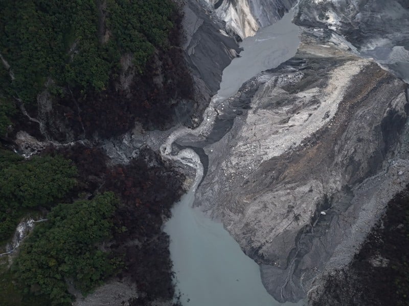 馬太鞍溪新堰塞湖今下午可能溢流