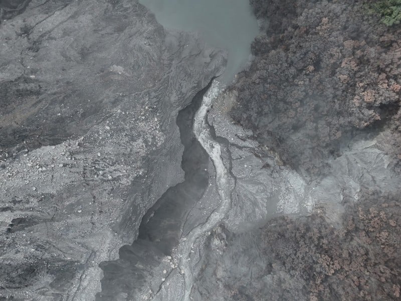 馬太鞍溪堰塞湖解除紅色警戒