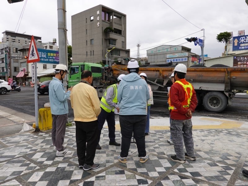 花蓮市明禮路改善工程分段施作