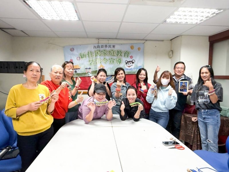  新住民與原住民文化的相遇 移民署編織一堂跨族群暖心課