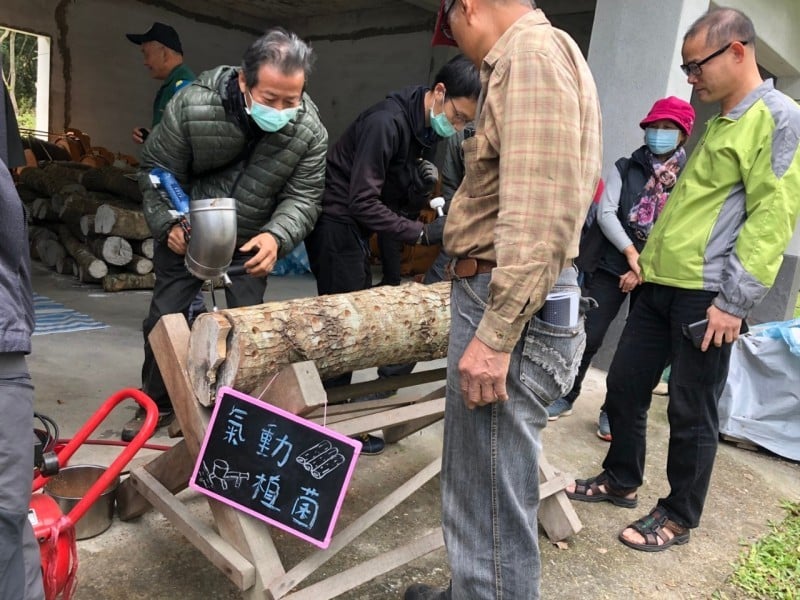 林保署花蓮分署教會你栽培段木香菇