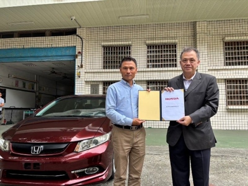 HONDA捐車挺技職　花蓮高工教學能量再升級