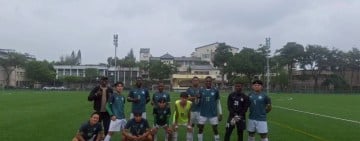 良有營造溫暖相挺東華大學足球隊