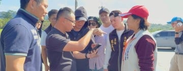 議員與相關單位會勘馬太鞍溪各支流