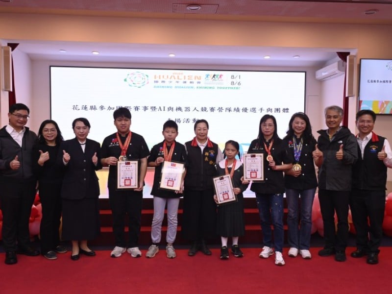 花蓮青年國際賽事摘金奪銀