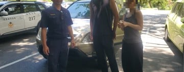 民眾遊天祥車輛拋錨  天祥警協助排除故障