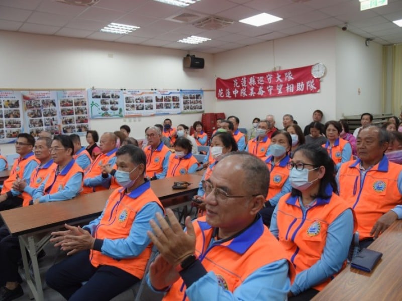 美崙守望相助隊連續8年榮獲內政部「甲等獎」肯定